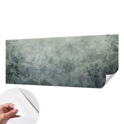 Papel de parede autocolante para sala com padrão de elegância vegetal