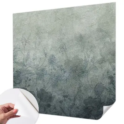 Papel de parede autocolante para sala com padrão de elegância vegetal