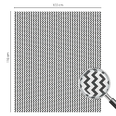Película vidro janela privacidade Padrão em ziguezague