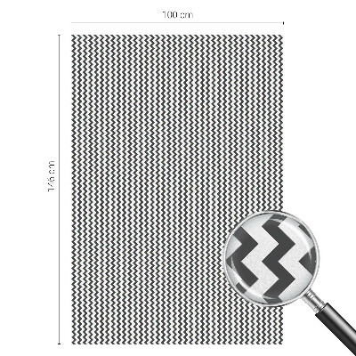 Película vidro janela privacidade Padrão em ziguezague