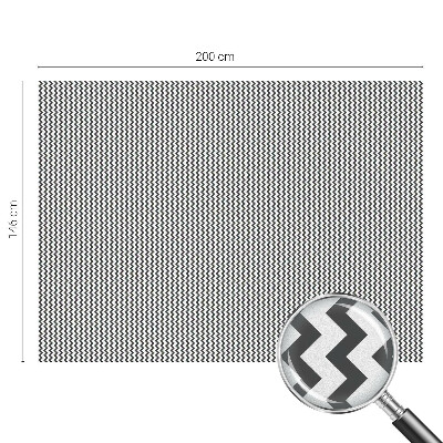 Película vidro janela privacidade Padrão em ziguezague