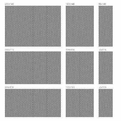 Película vidro janela privacidade Padrão em ziguezague