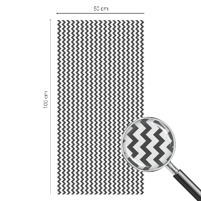 Película vidro janela privacidade Padrão em ziguezague