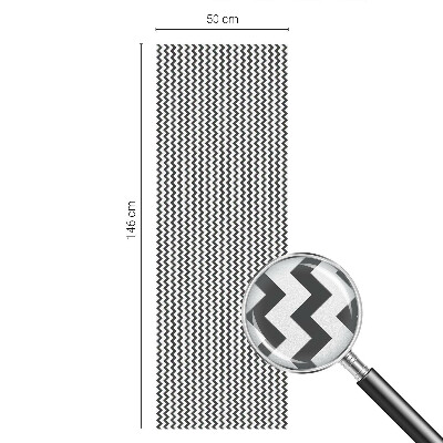 Película vidro janela privacidade Padrão em ziguezague