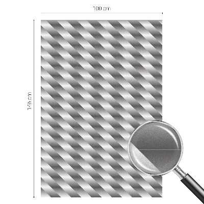 Película de vidro vitral autocolante Listras geométricas