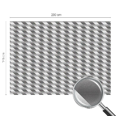 Película de vidro vitral autocolante Listras geométricas