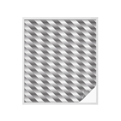 Película de vidro vitral autocolante Listras geométricas