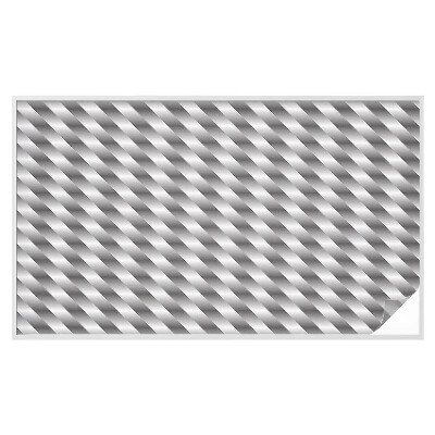 Película de vidro vitral autocolante Listras geométricas