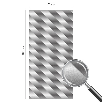 Película de vidro vitral autocolante Listras geométricas