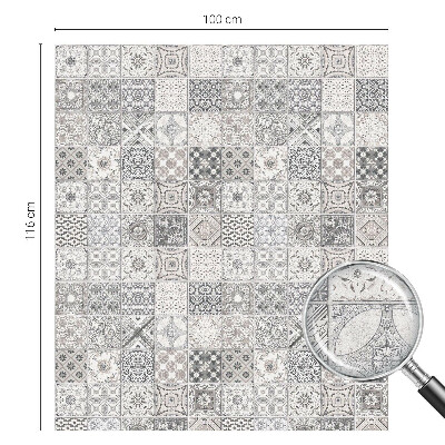 Película decorativa para janela privacidade Padrões em mosaico