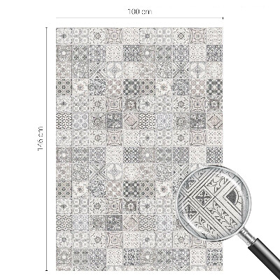 Película decorativa para janela privacidade Padrões em mosaico