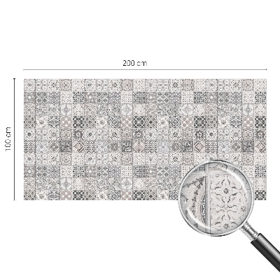 Película decorativa para janela privacidade Padrões em mosaico