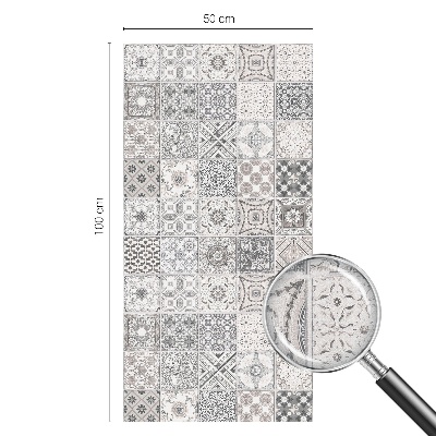 Película decorativa para janela privacidade Padrões em mosaico