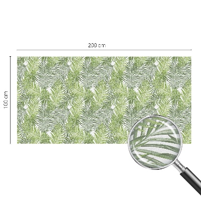 Película de privacidade para janela efeito vitral Padrões de plantas