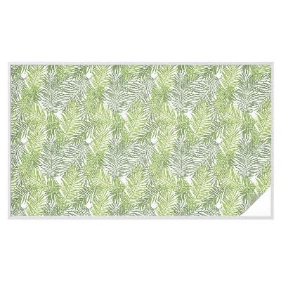 Película de privacidade para janela efeito vitral Padrões de plantas