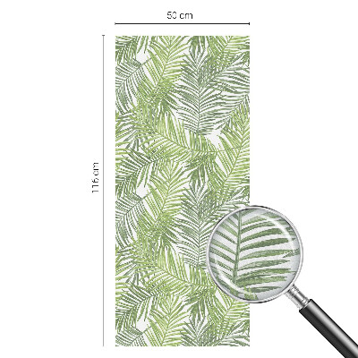 Película de privacidade para janela efeito vitral Padrões de plantas