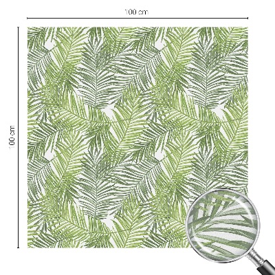 Película de privacidade para janela efeito vitral Padrões de plantas