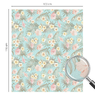 Película decorativa para janela privacidade Padrão tropical