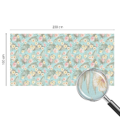 Película decorativa para janela privacidade Padrão tropical