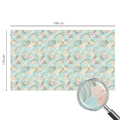 Película decorativa para janela privacidade Padrão tropical