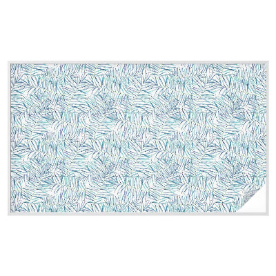 Vinil para vidro privacidade padrão vitral Padrão botânico