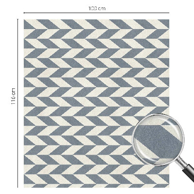 Película de vidro vitral autocolante Ilusão geométrica