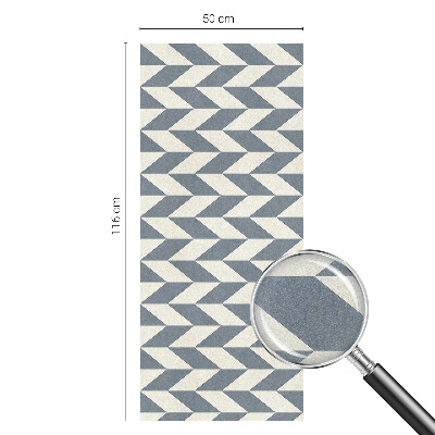 Película de vidro vitral autocolante Ilusão geométrica