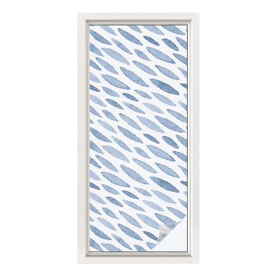 Película vidro janela privacidade Traços azuis