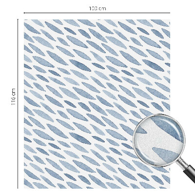 Película vidro janela privacidade Traços azuis