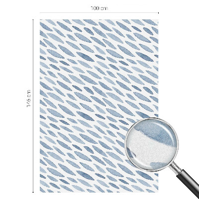 Película vidro janela privacidade Traços azuis