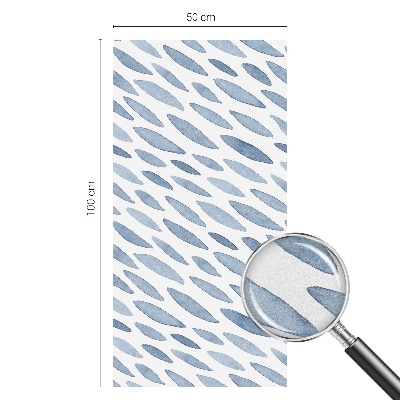 Película vidro janela privacidade Traços azuis
