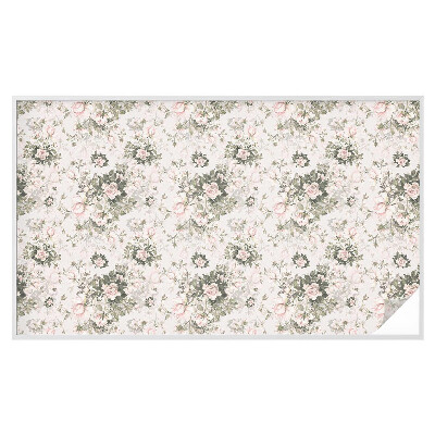 Vinil para vidro privacidade padrão vitral Beleza floral