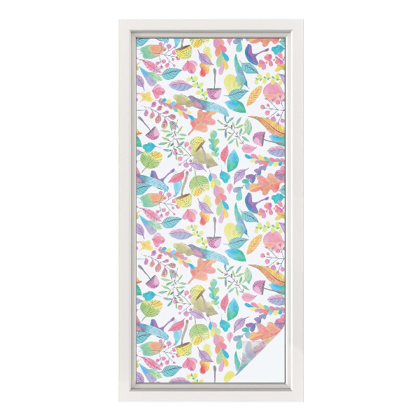 Película vidro janela privacidade Composição colorida