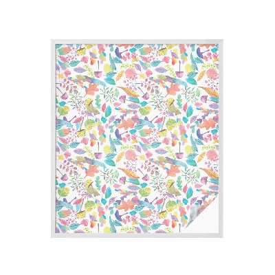 Película vidro janela privacidade Composição colorida