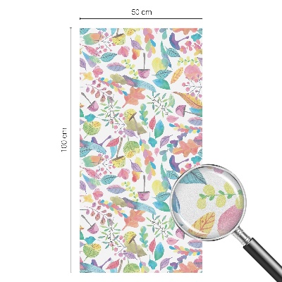 Película vidro janela privacidade Composição colorida