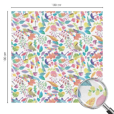 Película vidro janela privacidade Composição colorida