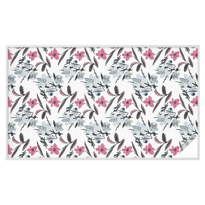 Película decorativa para janela privacidade Estampa floral