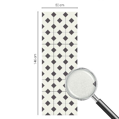 Película vidro janela privacidade Diamantes pretos e brancos