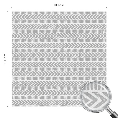 Película de privacidade para janela efeito vitral Listras geométricas