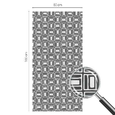 Película decorativa para janela privacidade Padrão energético