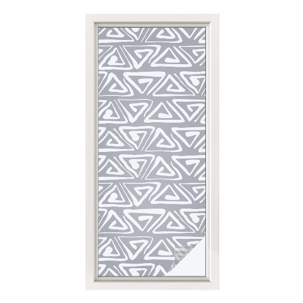 Película vidro janela privacidade Minimalismo geométrico