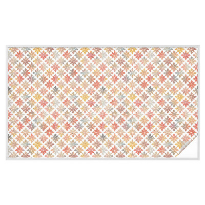 Vinil para vidro privacidade padrão vitral Beleza floral