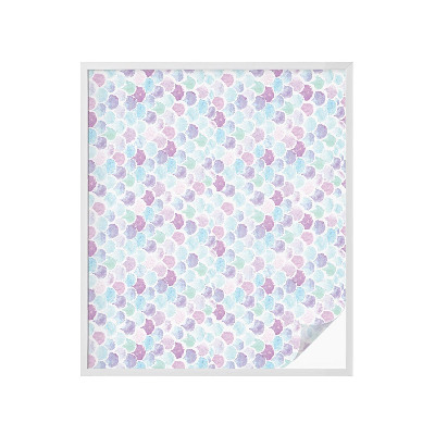 Película de vidro vitral autocolante Bolinhas em tons pastel