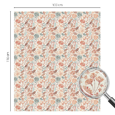 Película decorativa para janela privacidade Arranjo floral