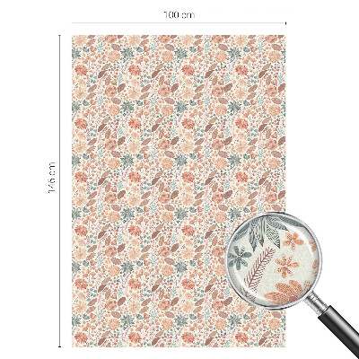 Película decorativa para janela privacidade Arranjo floral