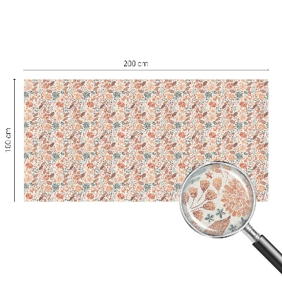 Película decorativa para janela privacidade Arranjo floral