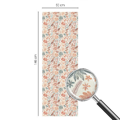 Película decorativa para janela privacidade Arranjo floral