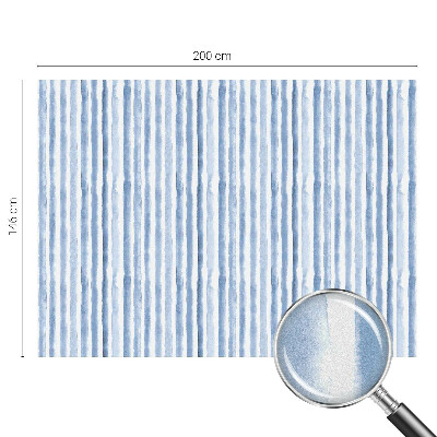 Película de vidro vitral autocolante Listras azuis