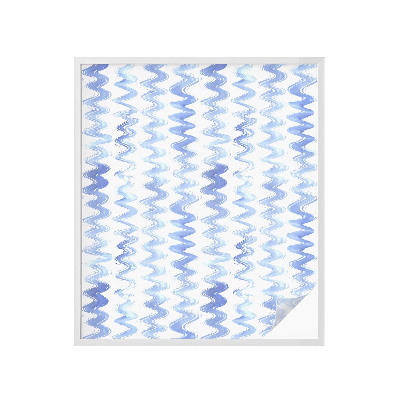 Película vidro janela privacidade Ondas azuis