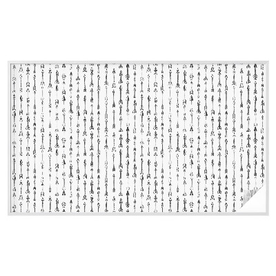 Vinil para vidro privacidade padrão vitral setas geométricas